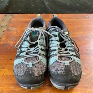 Timberland Blue and Grey Sneakers Women's Size 8.5